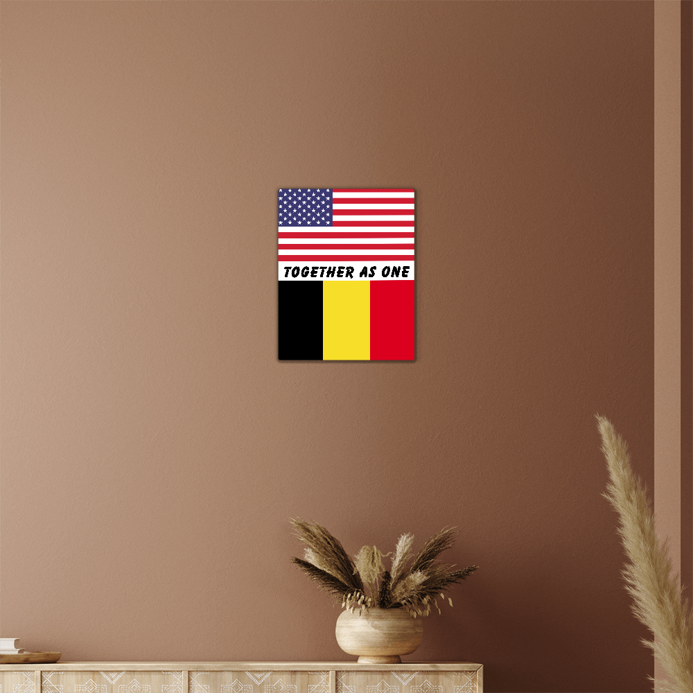 2 Flag Metal Print 08102026
