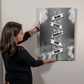 Custom Family Name Metal Art Print 5 names
