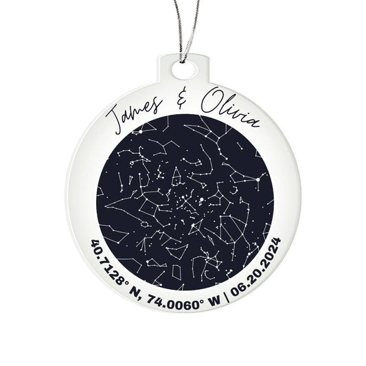 Celestial Night Sky Acrylic Ornament
