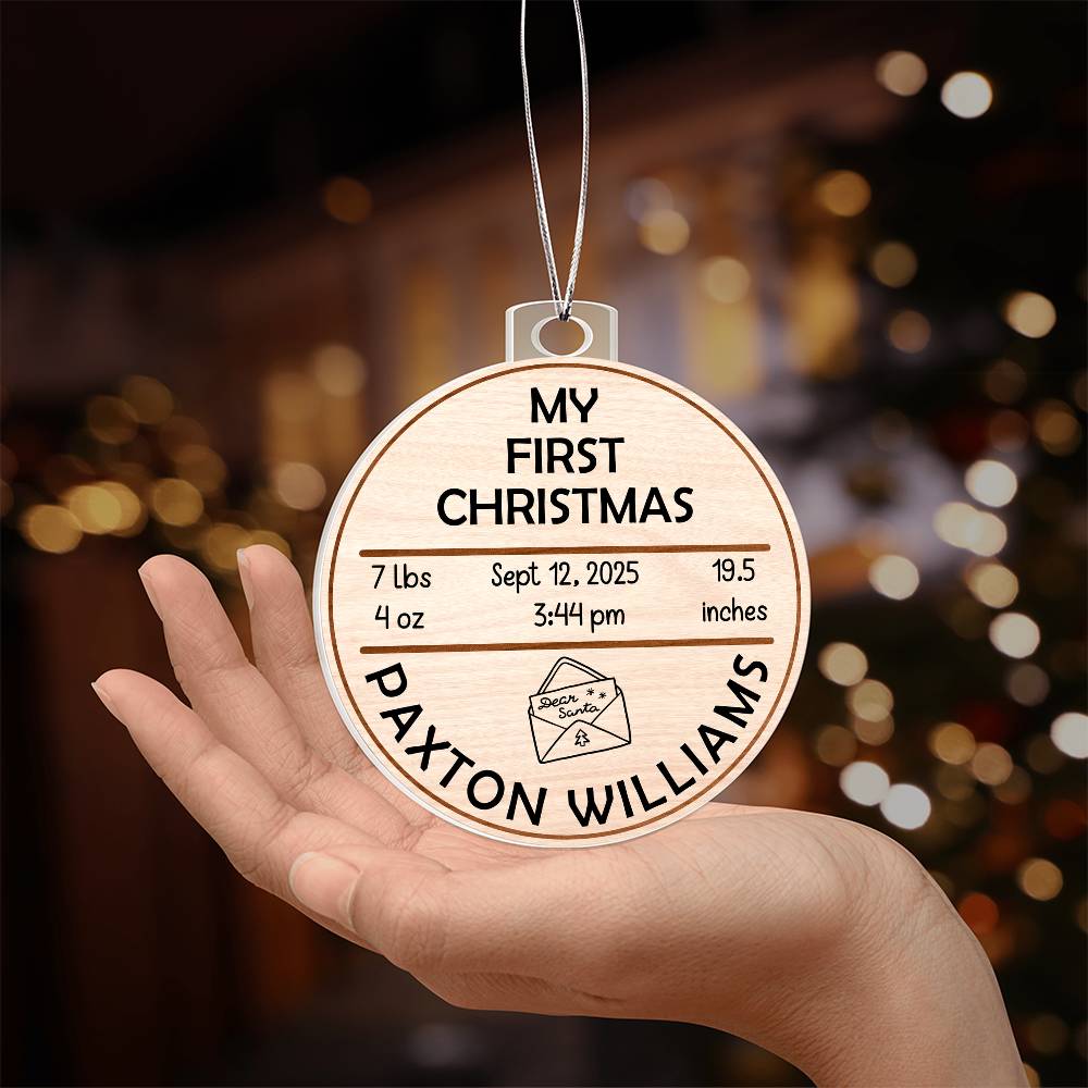 My First Christmas Bulb