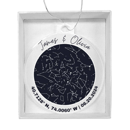 Celestial Night Sky Acrylic Ornament