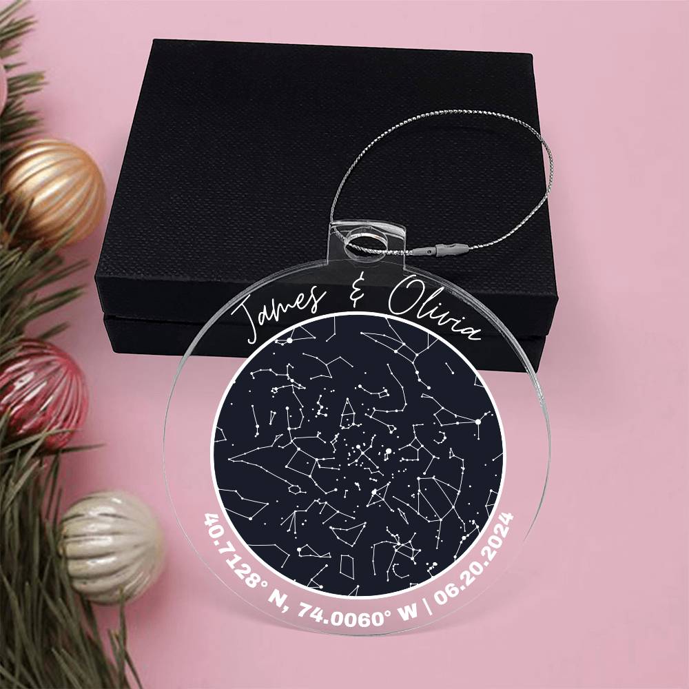 Celestial Night Sky Acrylic Ornament