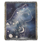 Celestial Cat Heirloom Woven Throw Blanket
