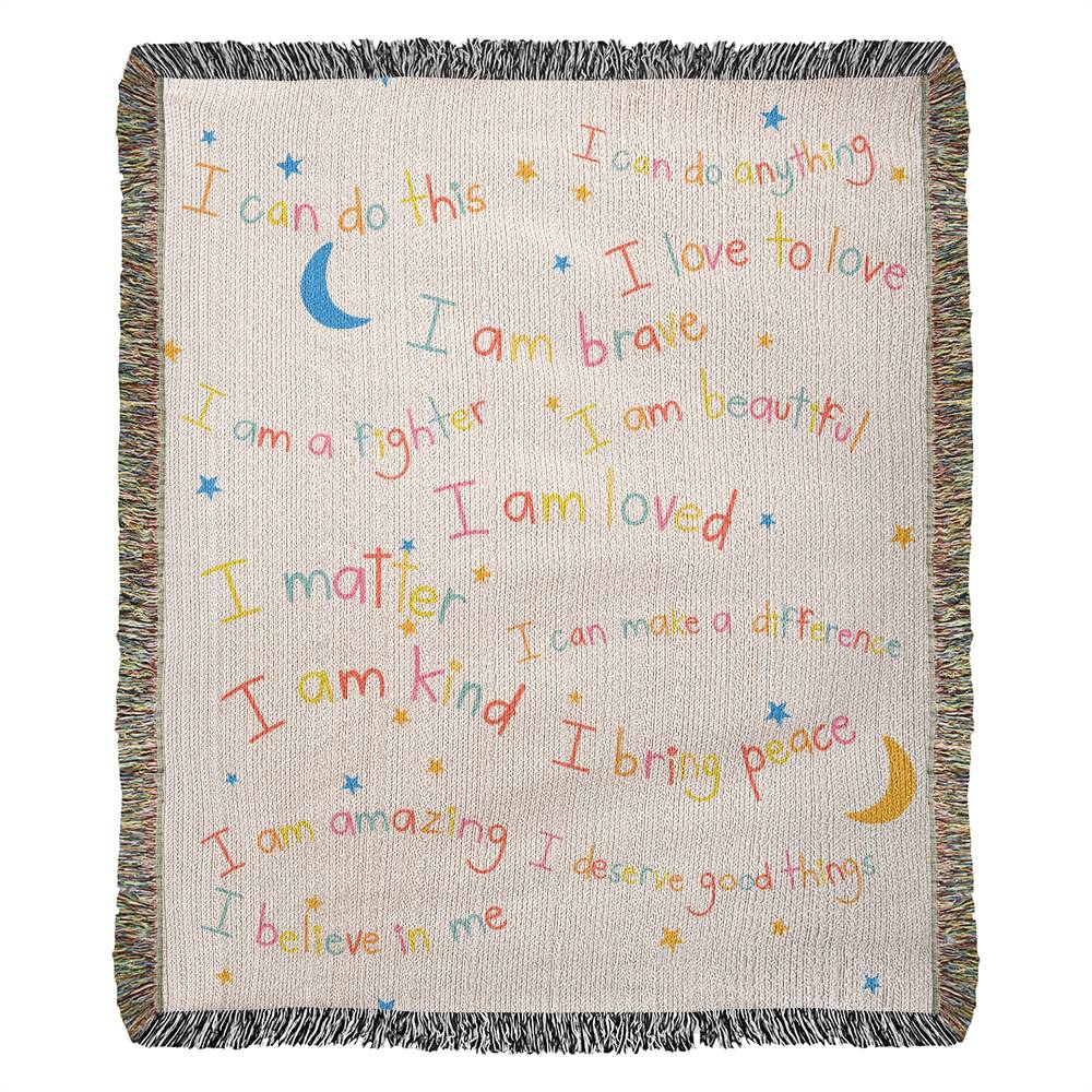 Positive Affirmation Woven Heirloom Blanket