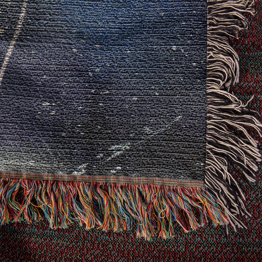 Celestial Cat Heirloom Woven Throw Blanket