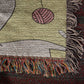 Cat and Yarn Woven Heirloom Throw Blanket