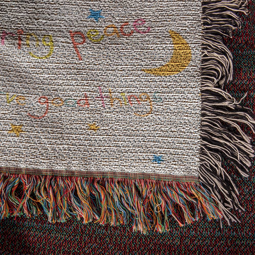 Positive Affirmation Woven Heirloom Blanket