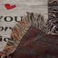 Found My Missing Piece Woven Throw Blanket for Couples