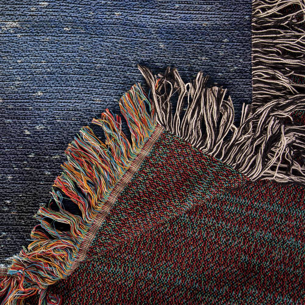 Celestial Cat Heirloom Woven Throw Blanket