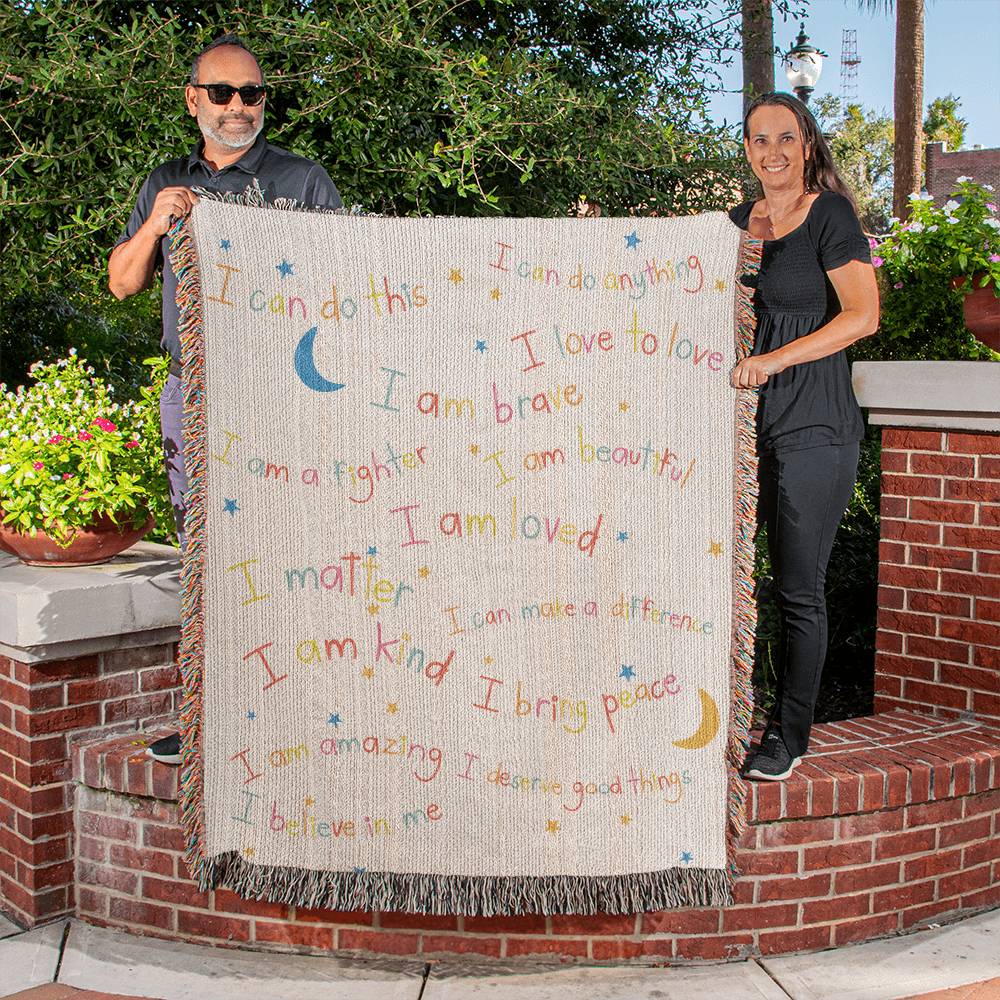 Positive Affirmation Woven Heirloom Blanket