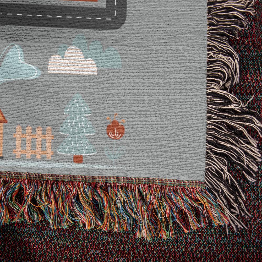 Dream Big Woven Tapestry, Bedroom Decor, Throw Blanket, Toddler Room, Woven Wall Hanging