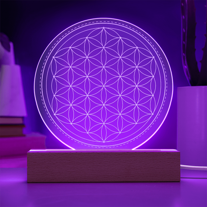 Sacred Geometry Engraved Acrylic