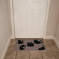 Abstract Cat Welcome Mat