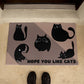Hope You Like Cats Welcome Mat
