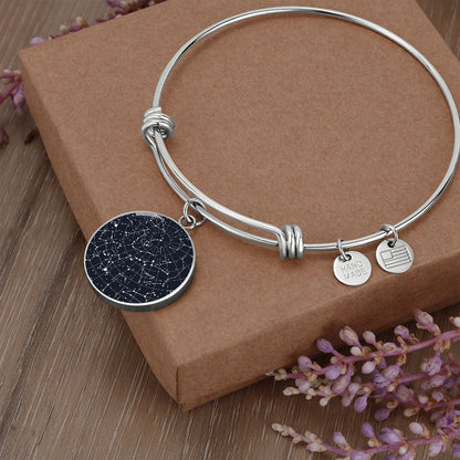 Celestial Night Sky Bangle Bracelet Pittston PA