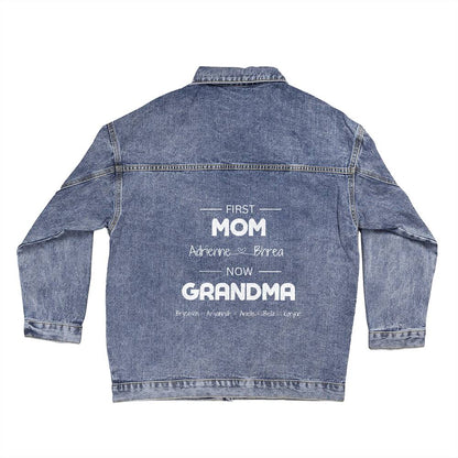 Mom Grandma Demin Jacket Adrienne