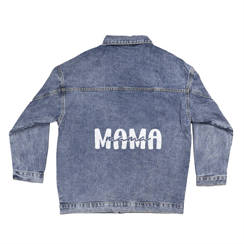 Mama Oversized Denim Jacket