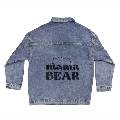 Mama Bear Denim Jacket for Mom