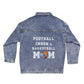 Basketball Football Cheer Denim Jacket
