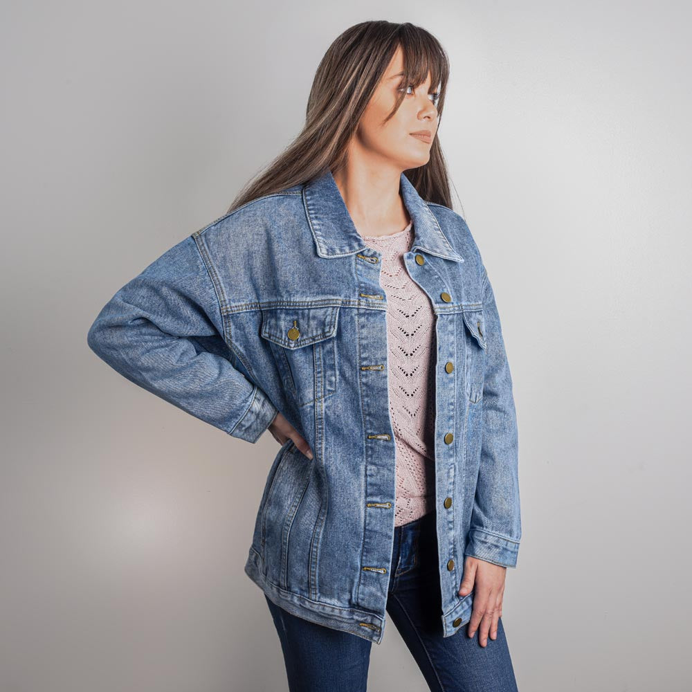 Mama Est. 2023 Butterfly Denim Jacket