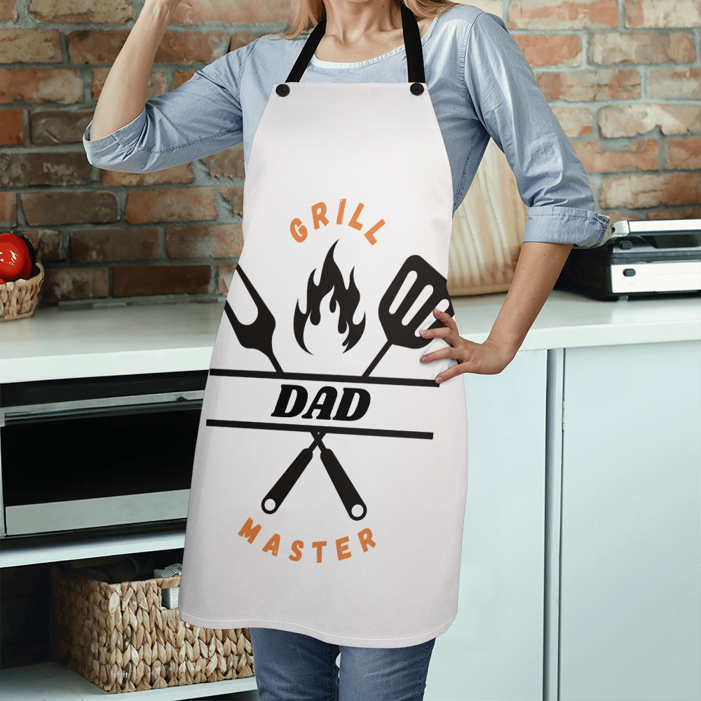 Dad Grill Master Apron For Father's Day
