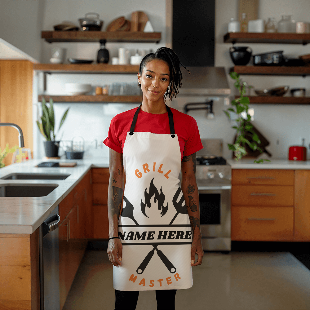 Custom Name Grilling Apron
