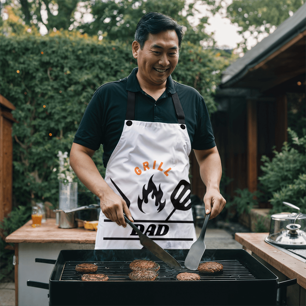 Dad Grill Master Apron For Father's Day