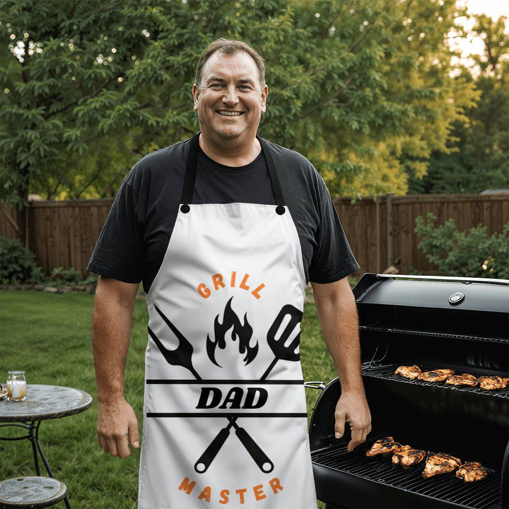 Dad Grill Master Apron For Father's Day