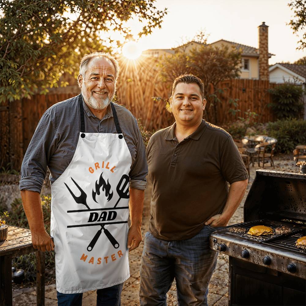 Dad Grill Master Apron For Father's Day