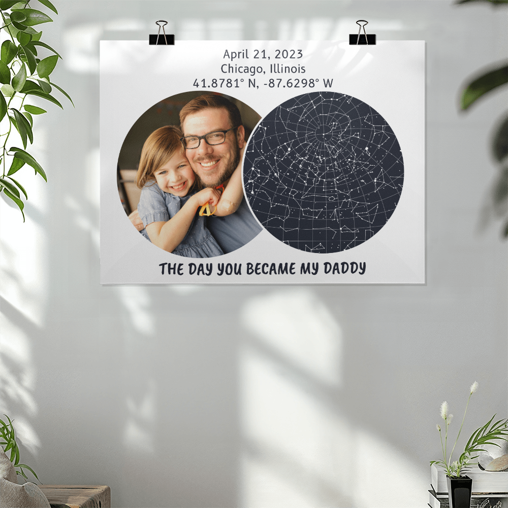 Father's Day Night Sky Poster