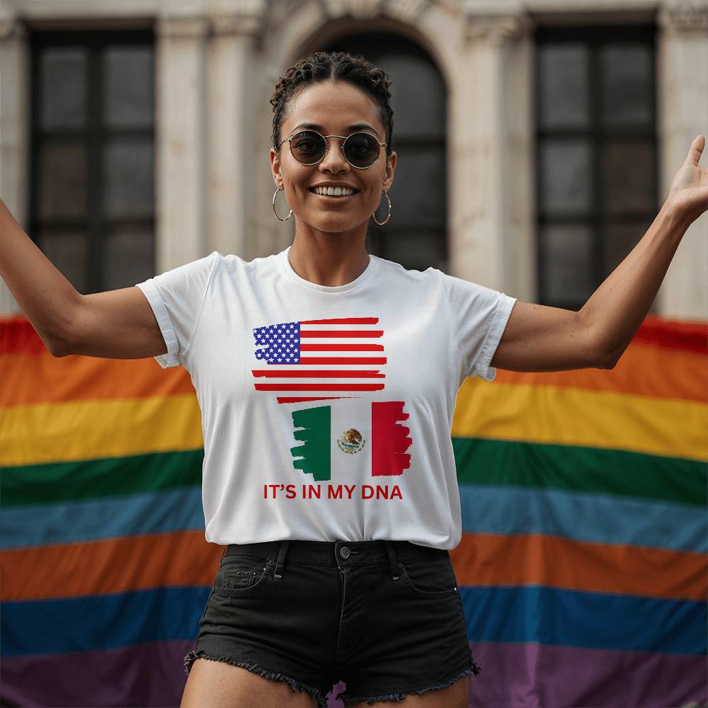 2 Flag T-Shirt - It's In My DNA