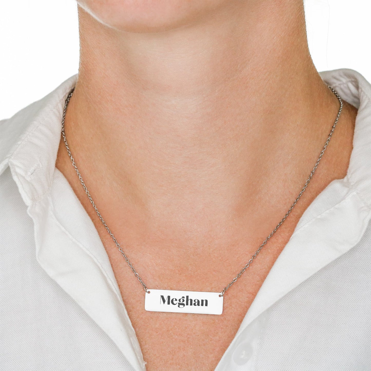 Horizontal Name Necklace