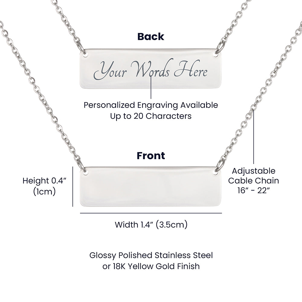 Horizontal Bar Necklace Coordinates
