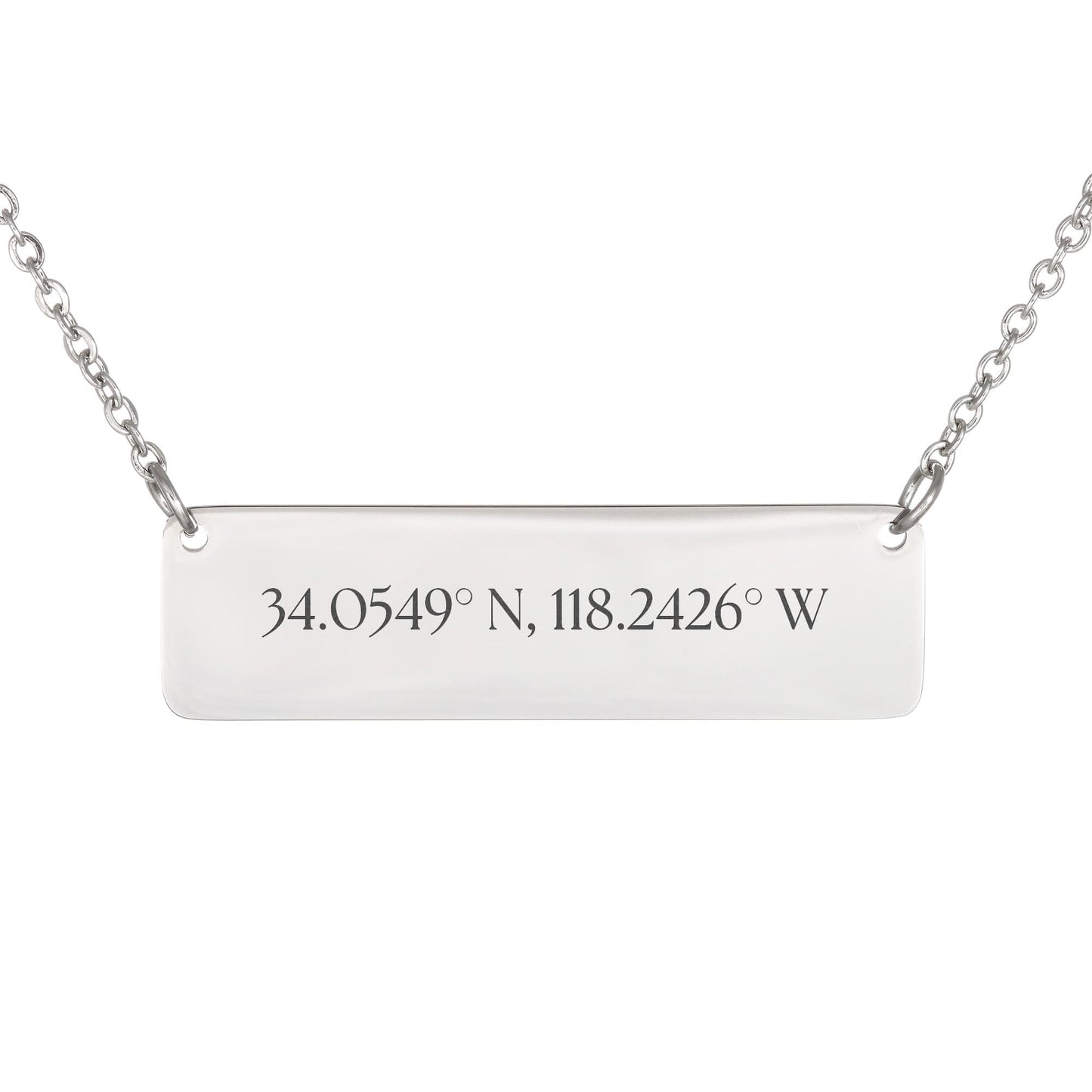 Horizontal Bar Necklace Coordinates