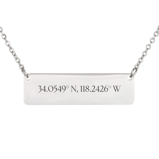 Horizontal Bar Necklace Coordinates