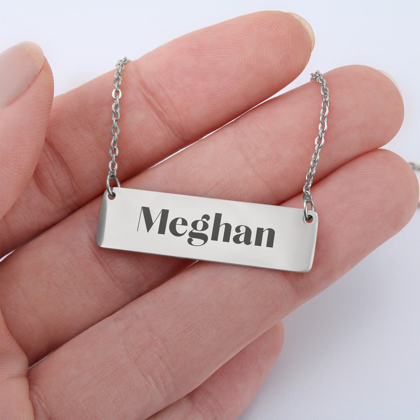 Horizontal Name Necklace