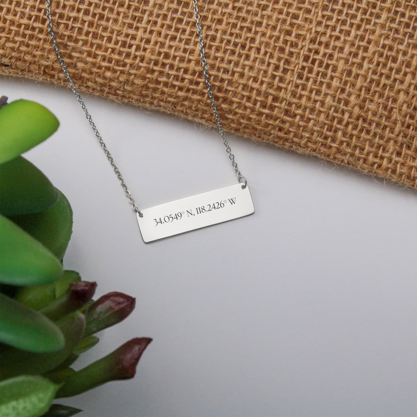 Horizontal Bar Necklace Coordinates