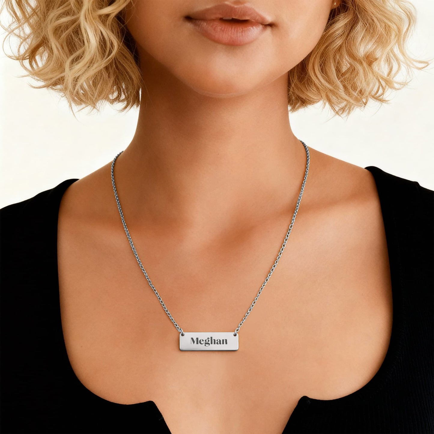 Horizontal Name Necklace