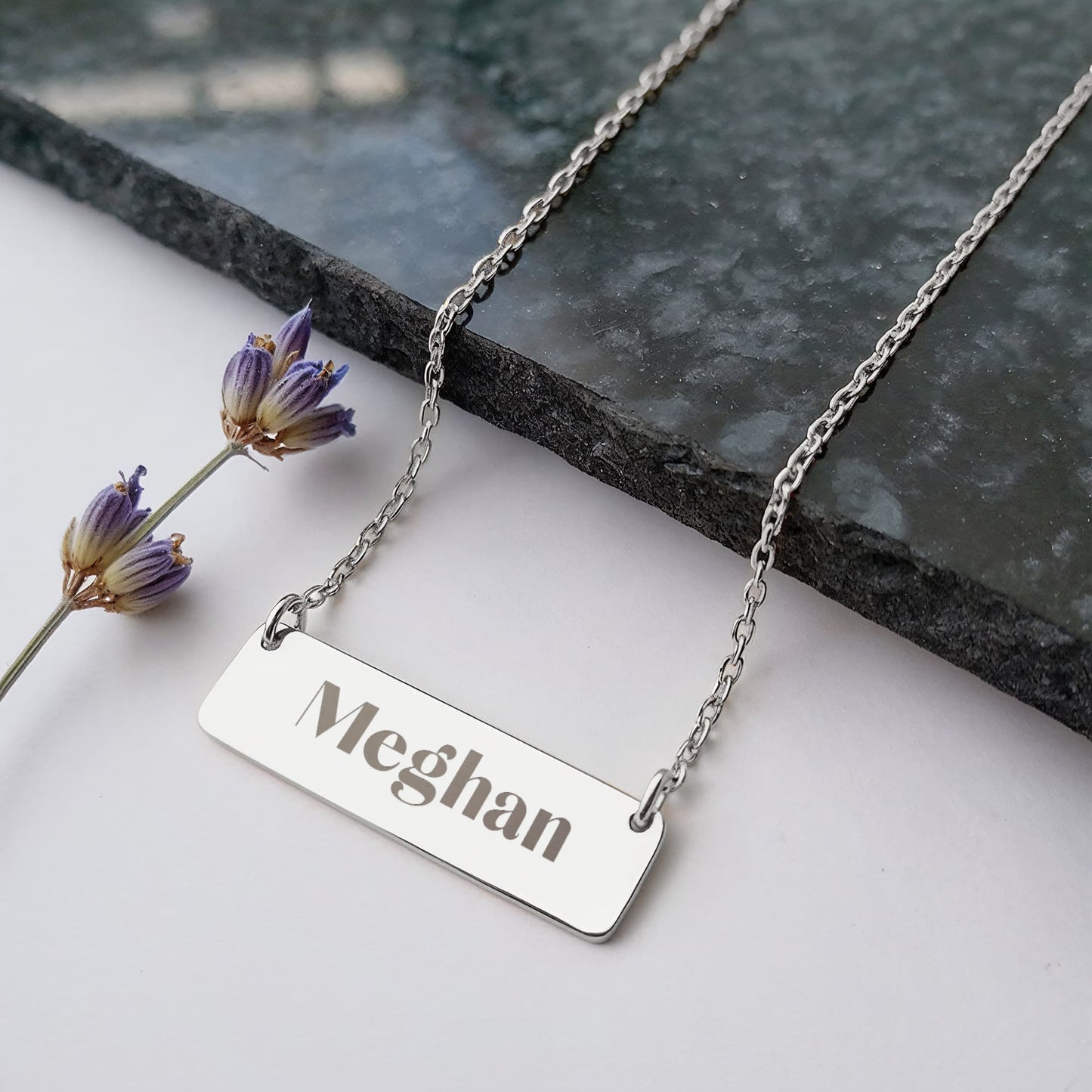 Horizontal Name Necklace