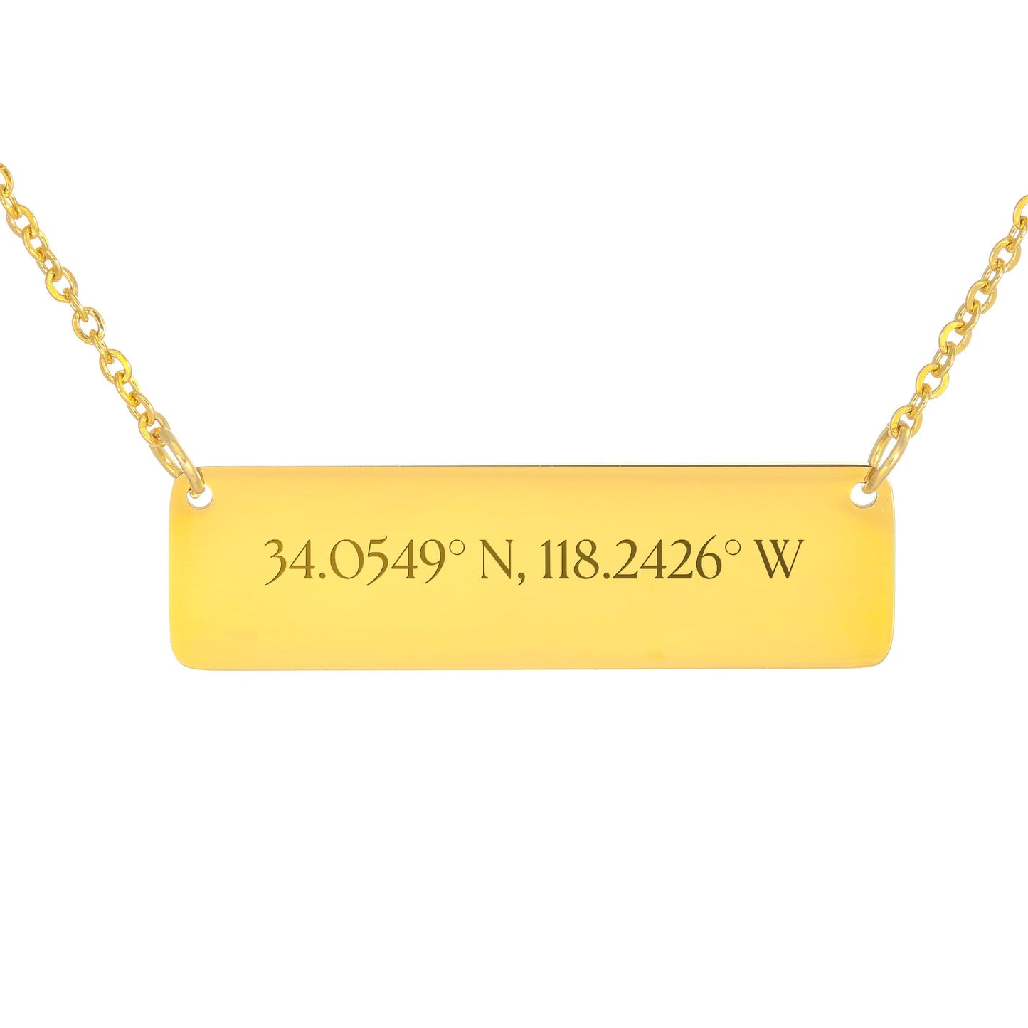 Horizontal Bar Necklace Coordinates