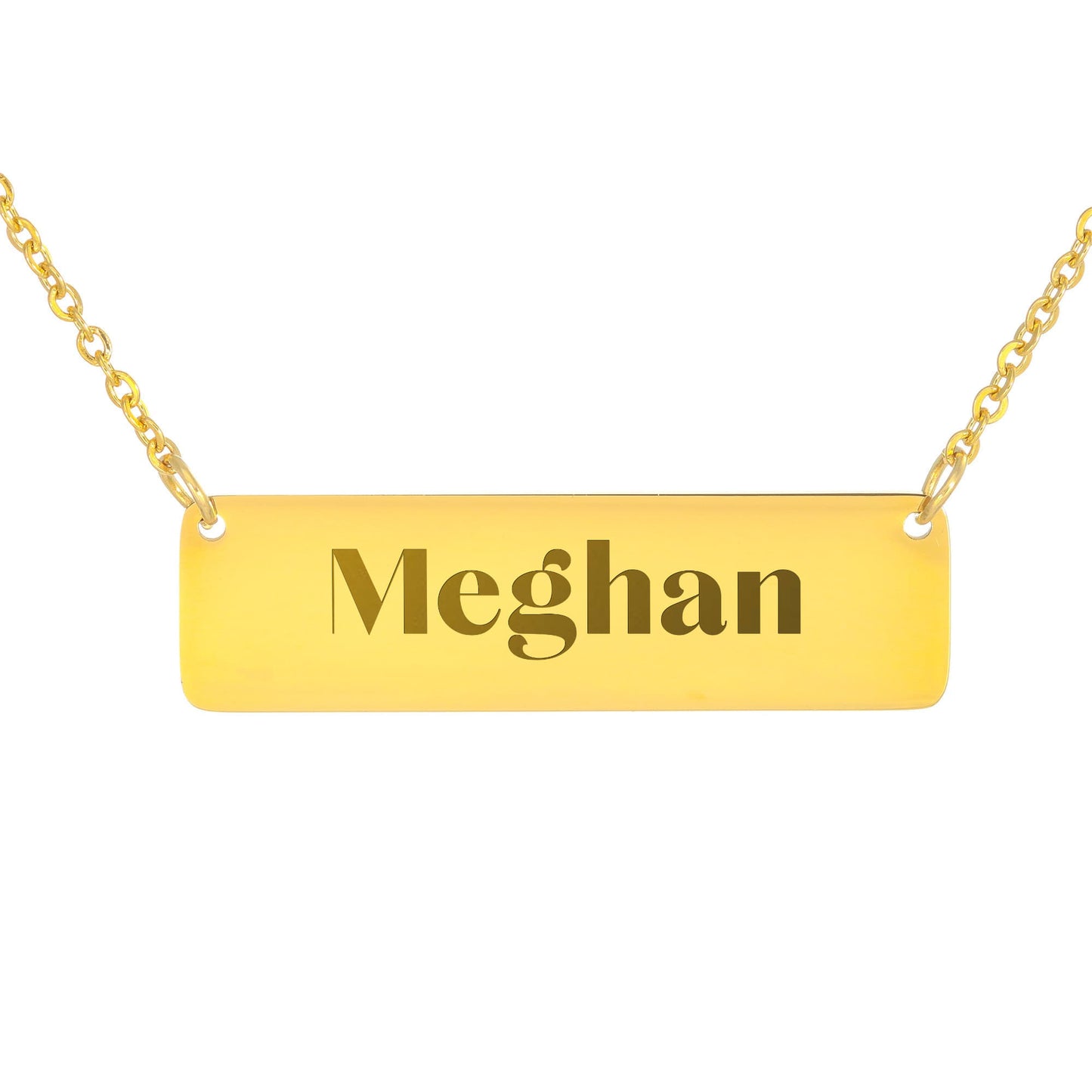 Horizontal Name Necklace