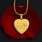 Long Distance State Necklace, Custom Engraved Necklace for Couples