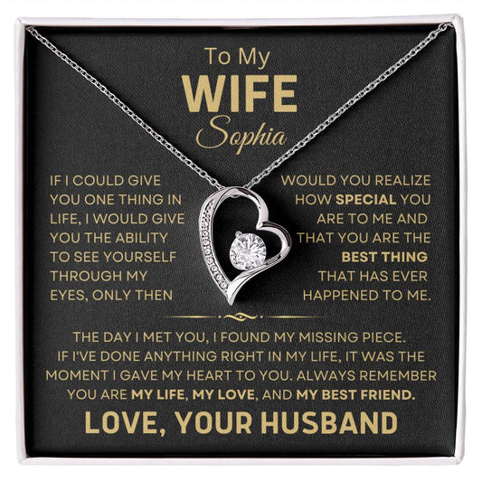 To My Wife, I Love You Necklace