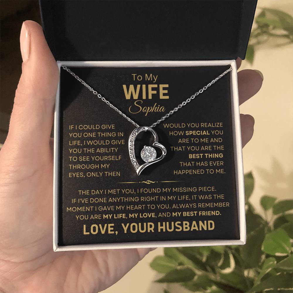 To My Wife, I Love You Necklace