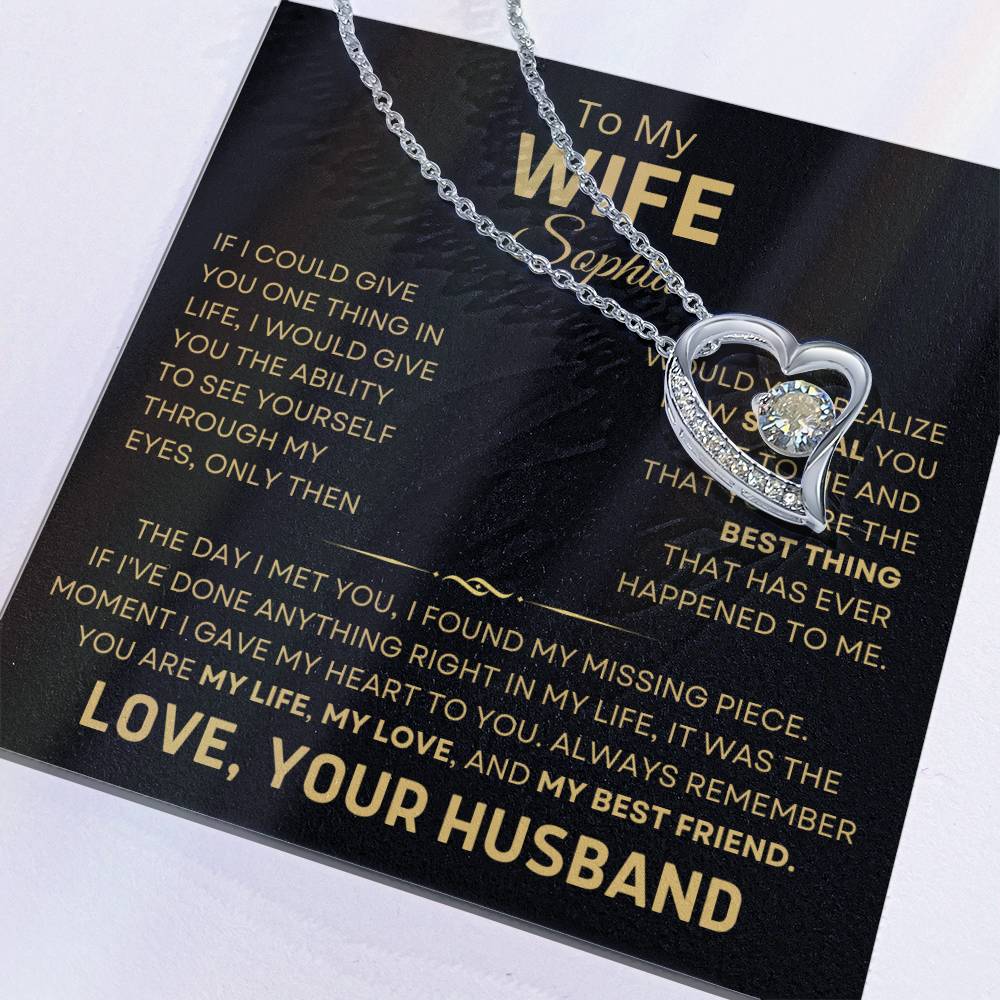 To My Wife, I Love You Necklace