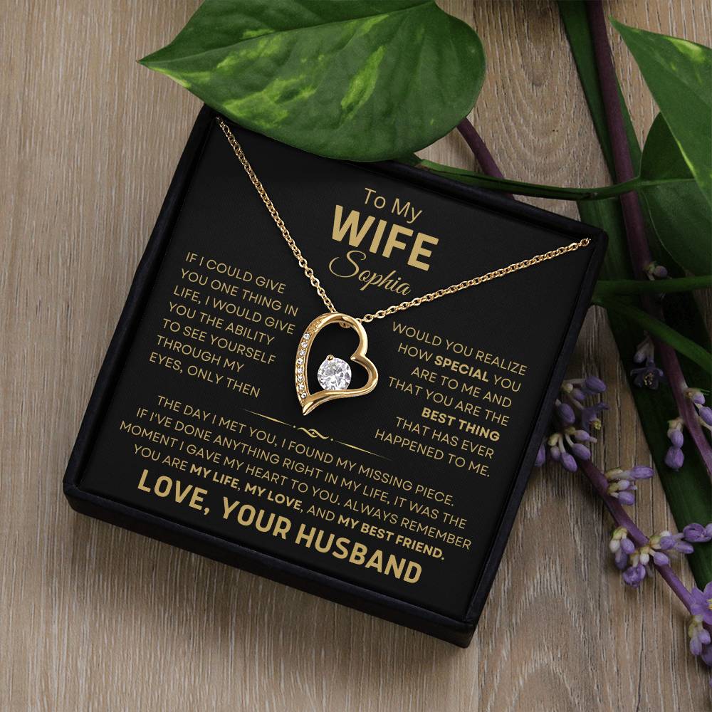 To My Wife, I Love You Necklace