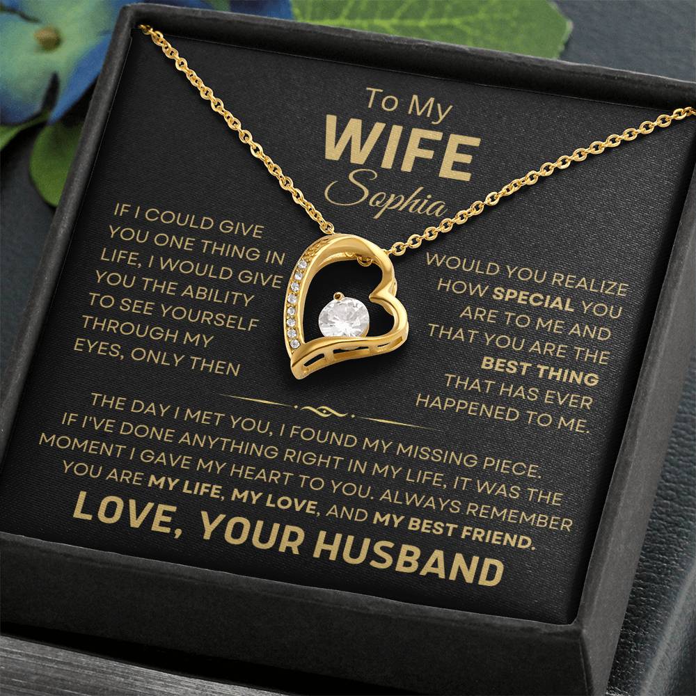 To My Wife, I Love You Necklace