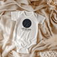 Celestial Night Sky Custom Date Baby Onesie