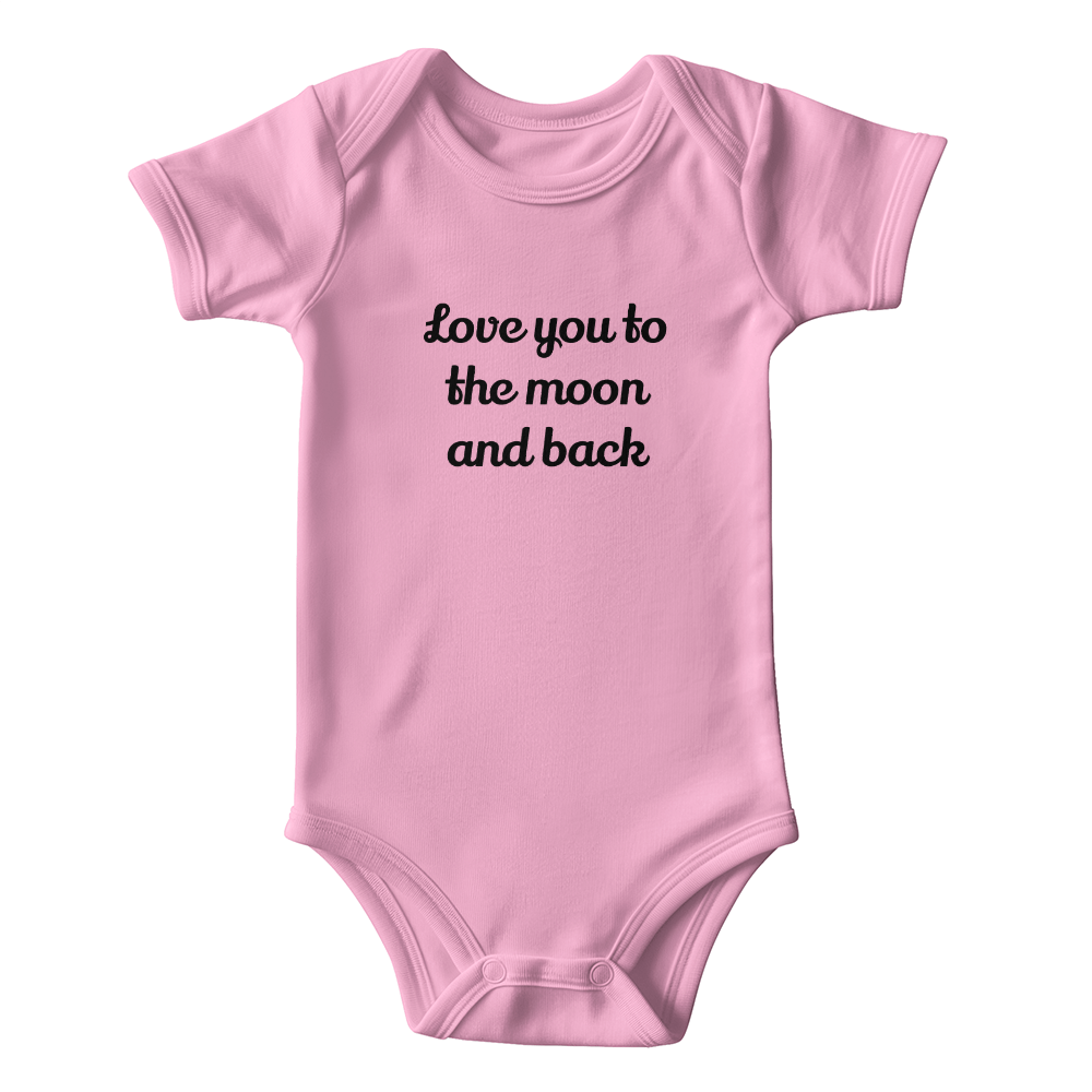 Love You To The Moon and Back Baby Onesie