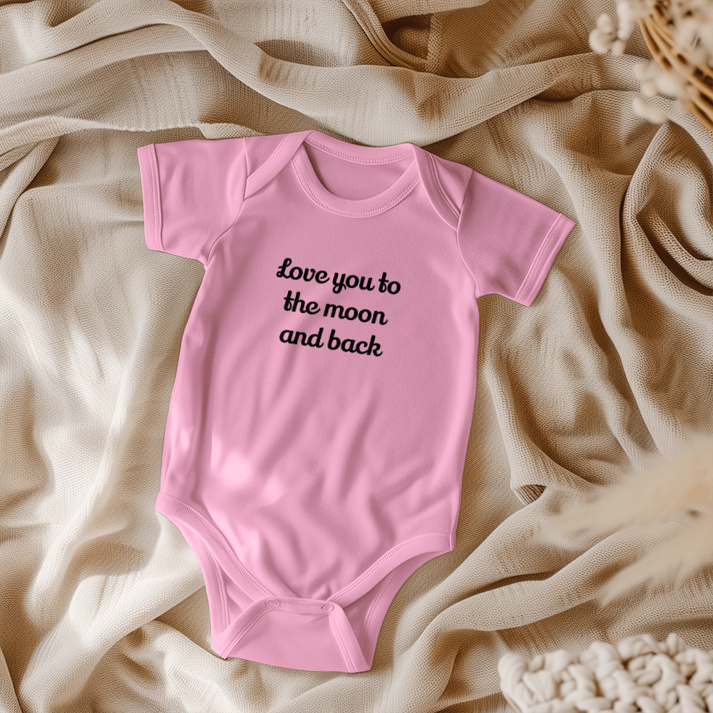 Love You To The Moon and Back Baby Onesie